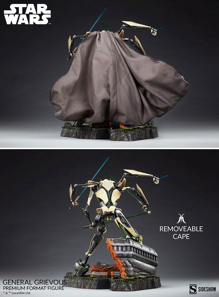 Star Wars Premium Format Statue General Grievous 63cm - Scale Statue - Sideshow Collectibles - Hobby Figures UK