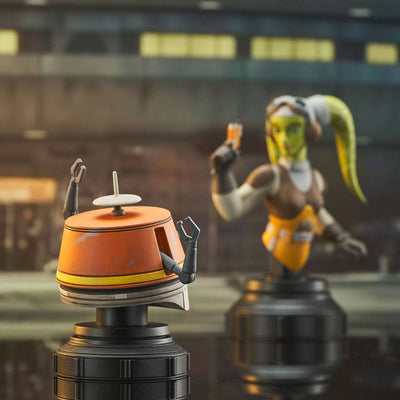 Star Wars Rebels Bust 2-Pack Hera & Chopper 15cm - Scale Statue - Gentle Giant - Hobby Figures UK