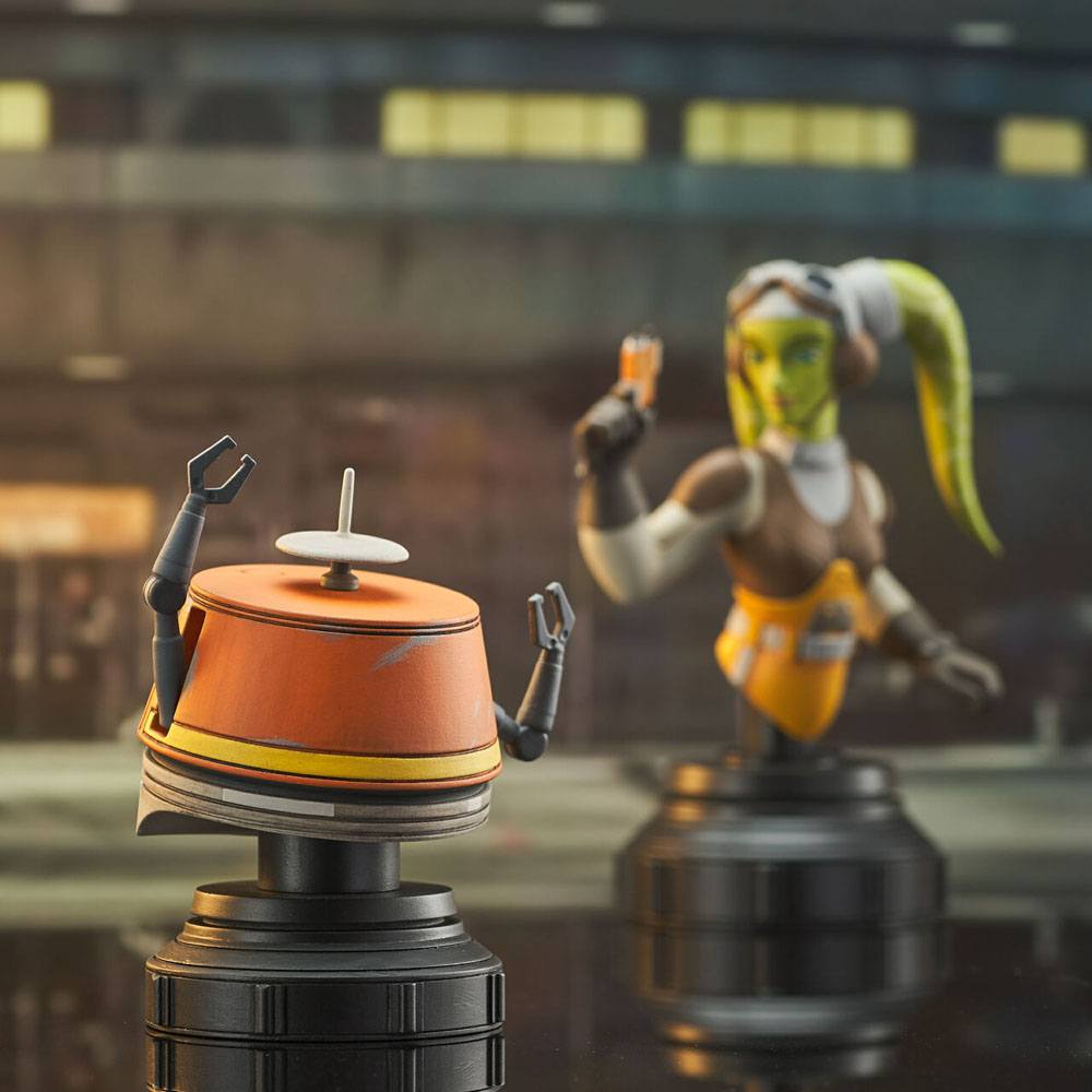 Star Wars Rebels Bust 2-Pack Hera & Chopper 15cm - Scale Statue - Gentle Giant - Hobby Figures UK