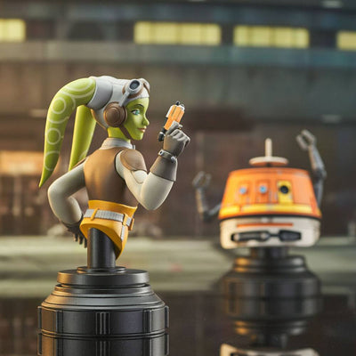 Star Wars Rebels Bust 2-Pack Hera & Chopper 15cm - Scale Statue - Gentle Giant - Hobby Figures UK