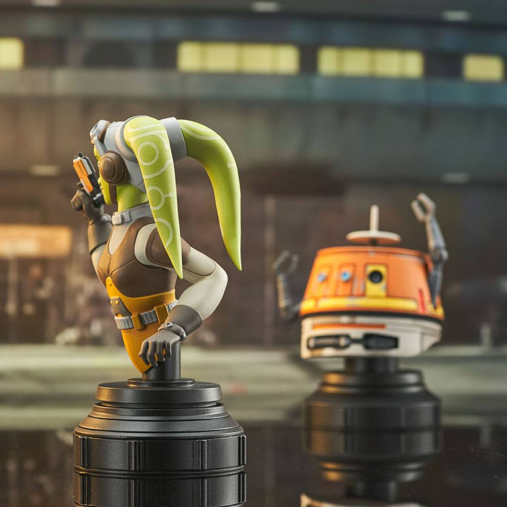 Star Wars Rebels Bust 2-Pack Hera & Chopper 15cm - Scale Statue - Gentle Giant - Hobby Figures UK