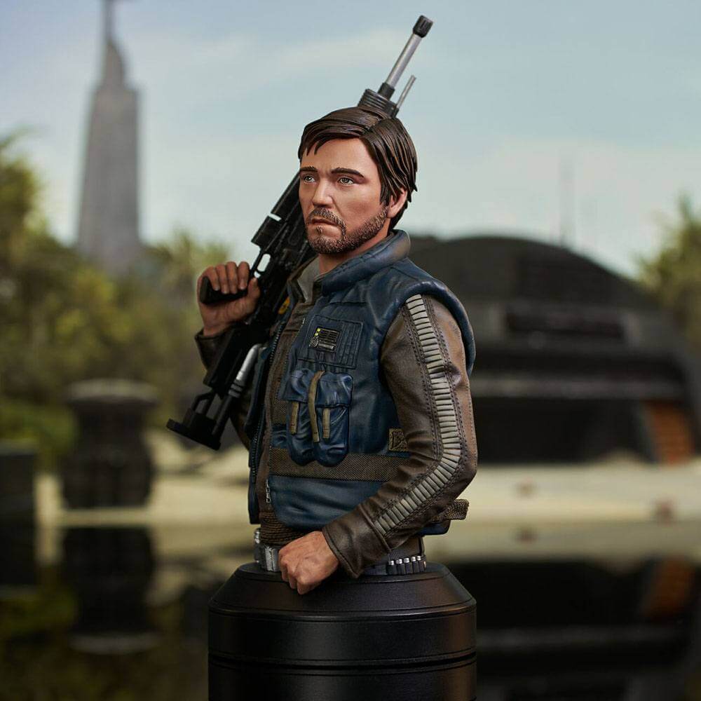 Star Wars Rogue One Bust 1/6 Cassian Andor 15cm - Scale Statue - Diamond Select - Hobby Figures UK