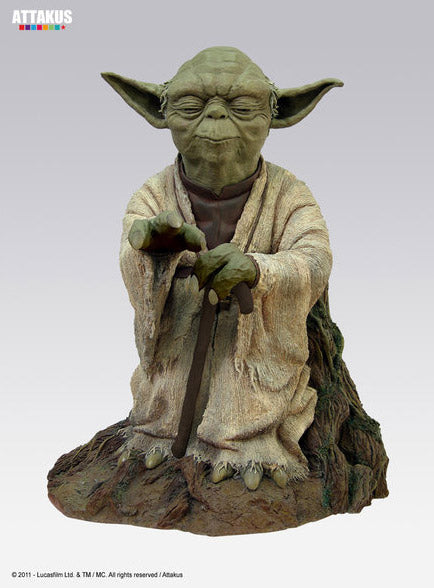 Star Wars Statue Yoda Using the Force 54cm - Scale Statue - Attakus - Hobby Figures UK