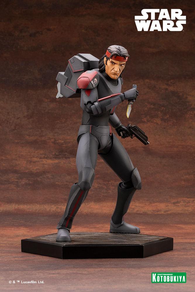 Star Wars The Bad Batch ARTFX PVC Statue 1/7 Hunter 25cm - Scale Statue - Kotobukiya - Hobby Figures UK