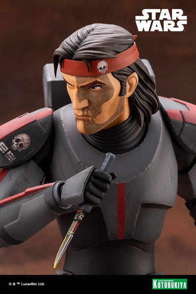 Star Wars The Bad Batch ARTFX PVC Statue 1/7 Hunter 25cm - Scale Statue - Kotobukiya - Hobby Figures UK