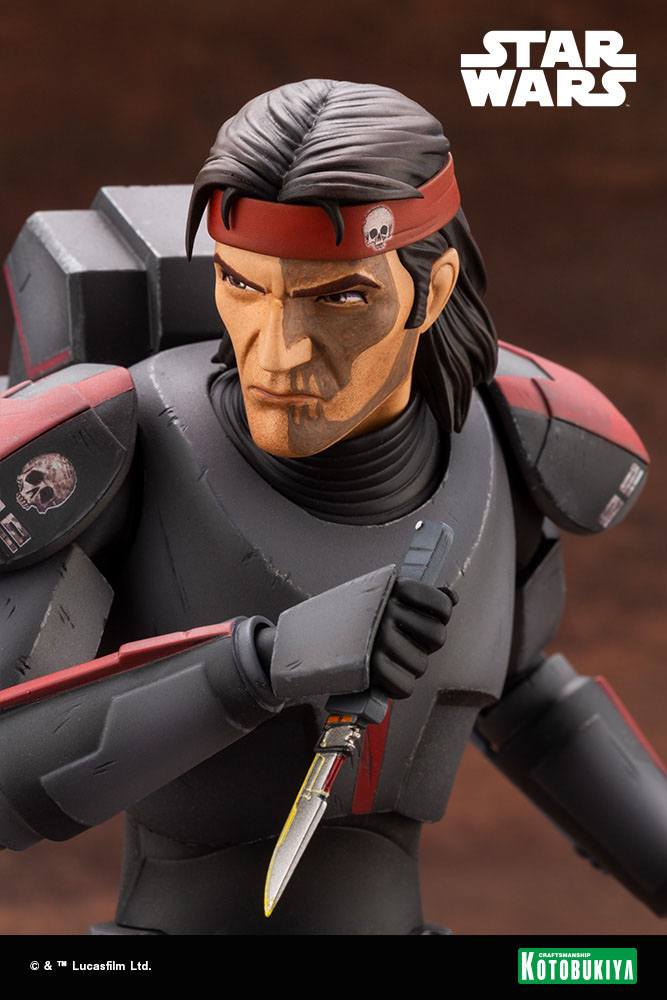 Star Wars The Bad Batch ARTFX PVC Statue 1/7 Hunter 25cm - Scale Statue - Kotobukiya - Hobby Figures UK