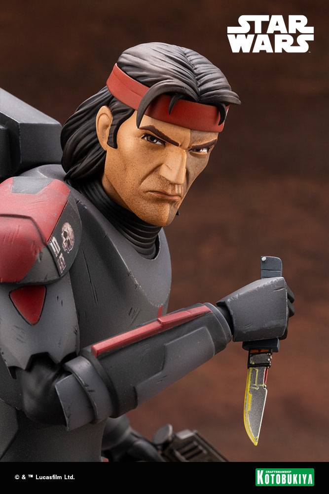 Star Wars The Bad Batch ARTFX PVC Statue 1/7 Hunter 25cm - Scale Statue - Kotobukiya - Hobby Figures UK