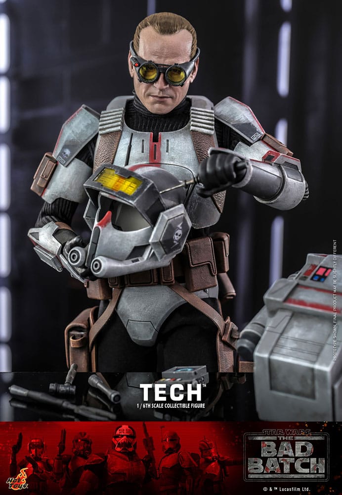 Star Wars: The Bad Batch Action Figure 1/6 Tech 31cm - Action Figures - Hot Toys - Hobby Figures UK