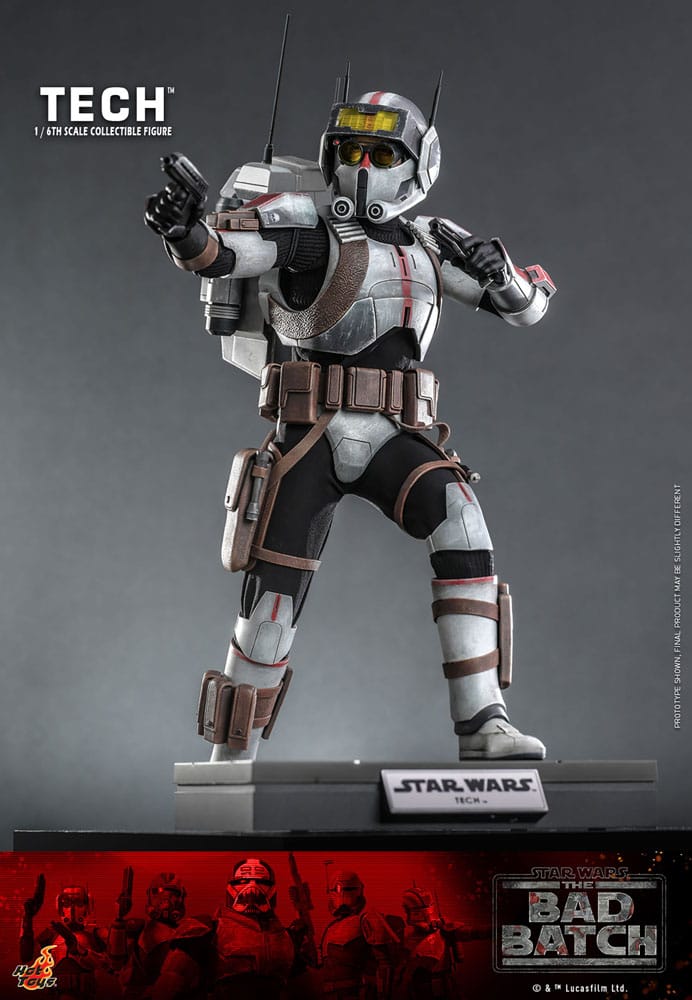 Star Wars: The Bad Batch Action Figure 1/6 Tech 31cm - Action Figures - Hot Toys - Hobby Figures UK