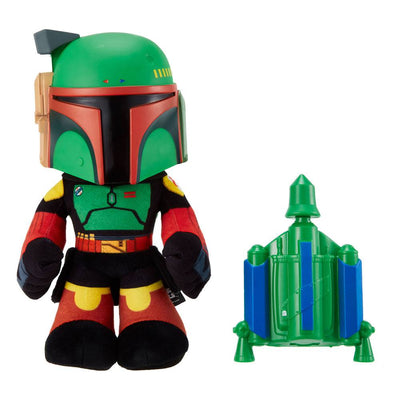 Star Wars: The Book of Boba Fett Electronic Plush Figure Voice Cloner Boba Fett 30cm - Plush - Mattel - Hobby Figures UK