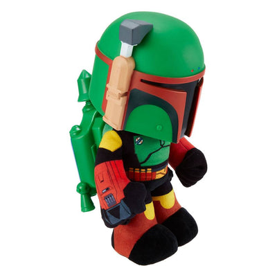 Star Wars: The Book of Boba Fett Electronic Plush Figure Voice Cloner Boba Fett 30cm - Plush - Mattel - Hobby Figures UK