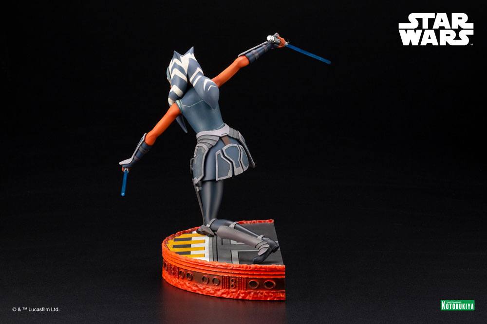 Kotobukiya Star Wars The Clone Wars - Statue ARTFX Ahsoka Tano, Figurine Collection 23,9 Cm