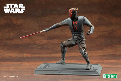 Star Wars The Clone Wars ARTFX PVC Statue 1/7 Darth Maul 26cm - Scale Statue - Kotobukiya - Hobby Figures UK