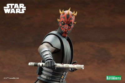 Star Wars The Clone Wars ARTFX PVC Statue 1/7 Darth Maul 26cm - Scale Statue - Kotobukiya - Hobby Figures UK
