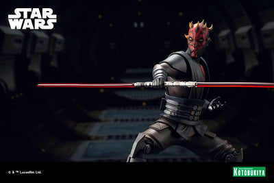 Star Wars The Clone Wars ARTFX PVC Statue 1/7 Darth Maul 26cm - Scale Statue - Kotobukiya - Hobby Figures UK