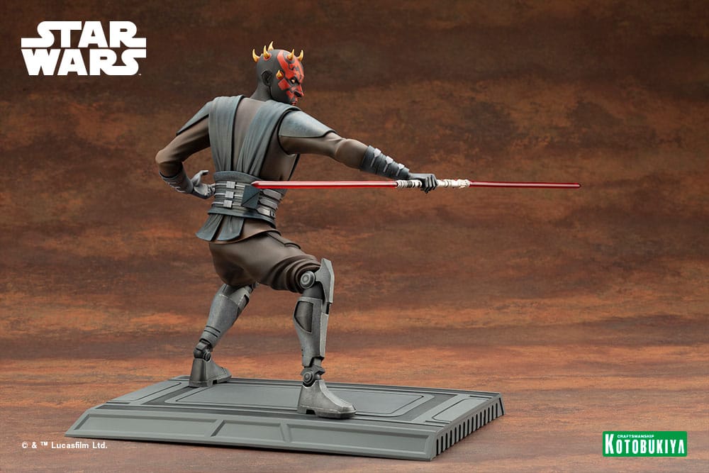 Star Wars The Clone Wars ARTFX PVC Statue 1/7 Darth Maul 26cm - Scale Statue - Kotobukiya - Hobby Figures UK