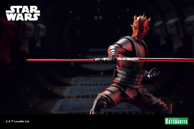 Star Wars The Clone Wars ARTFX PVC Statue 1/7 Darth Maul 26cm - Scale Statue - Kotobukiya - Hobby Figures UK