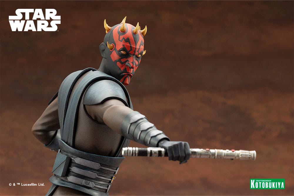 Star Wars The Clone Wars ARTFX PVC Statue 1/7 Darth Maul 26cm - Scale Statue - Kotobukiya - Hobby Figures UK