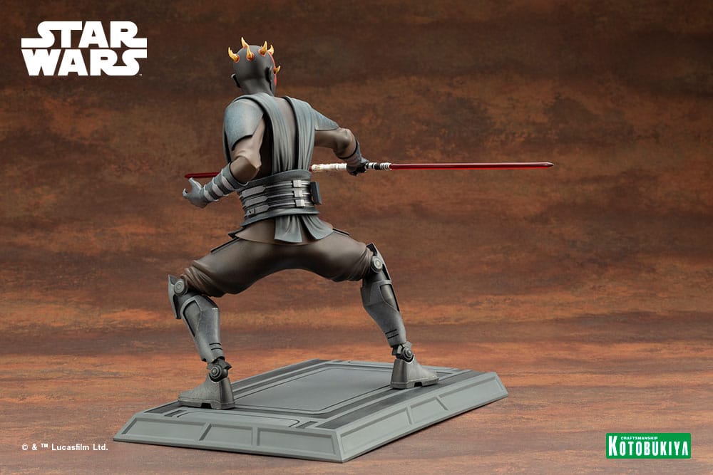 Star Wars The Clone Wars ARTFX PVC Statue 1/7 Darth Maul 26cm - Scale Statue - Kotobukiya - Hobby Figures UK