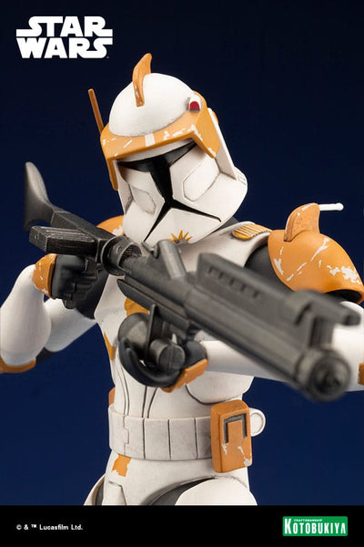 Star Wars The Clone Wars ARTFX Statue 1/10 Commander Cody 17cm - Scale Statue - Kotobukiya - Hobby Figures UK