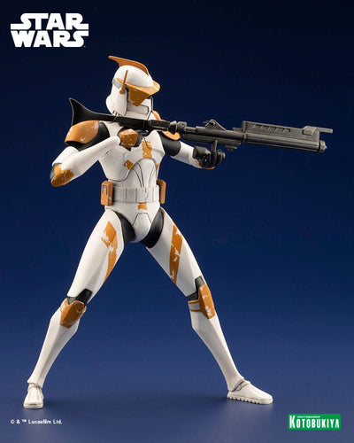 Star Wars The Clone Wars ARTFX Statue 1/10 Commander Cody 17cm - Scale Statue - Kotobukiya - Hobby Figures UK