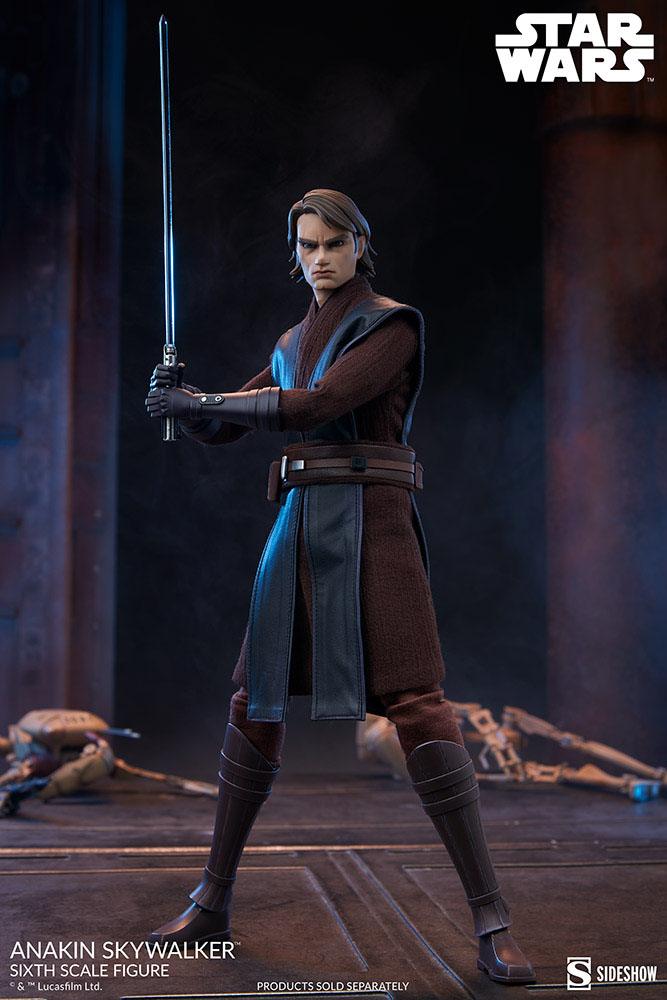 Star Wars The Clone Wars Action Figure 1/6 Anakin Skywalker 31cm - Action Figures - Sideshow Collectibles - Hobby Figures UK