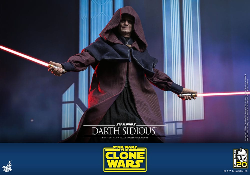 Star Wars: The Clone Wars Action Figure 1/6 Darth Sidious 29cm - Action Figures - Hot Toys - Hobby Figures UK