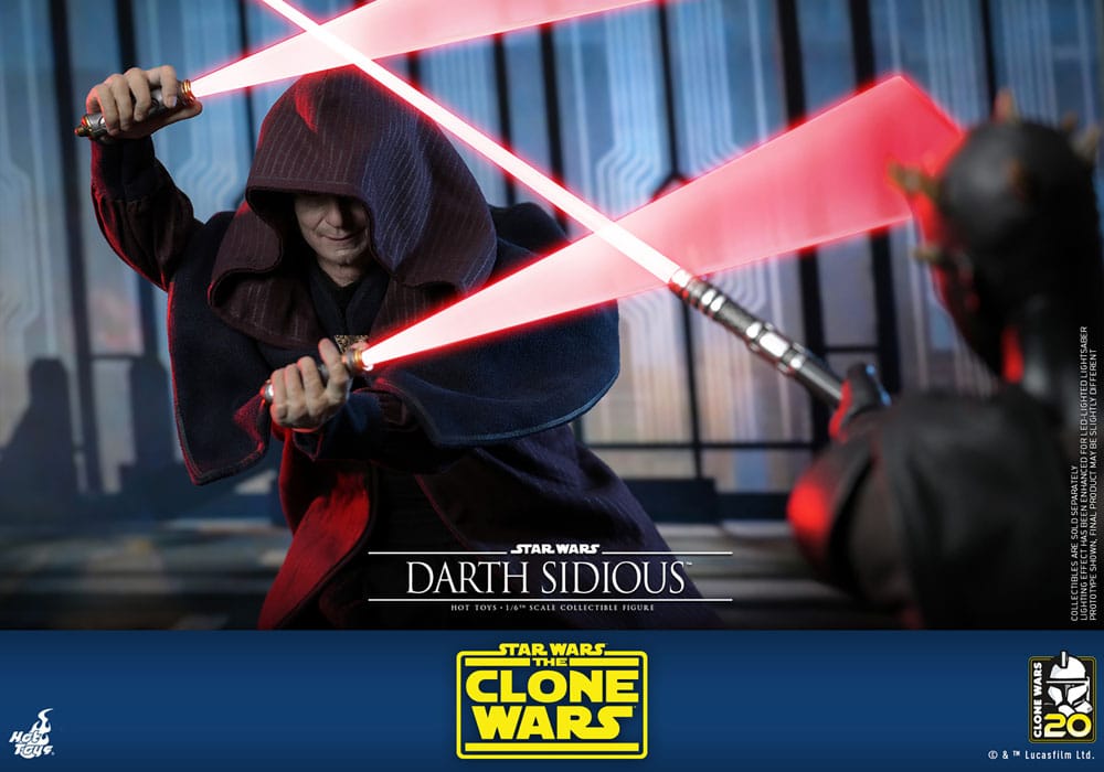 Star Wars: The Clone Wars Action Figure 1/6 Darth Sidious 29cm - Action Figures - Hot Toys - Hobby Figures UK