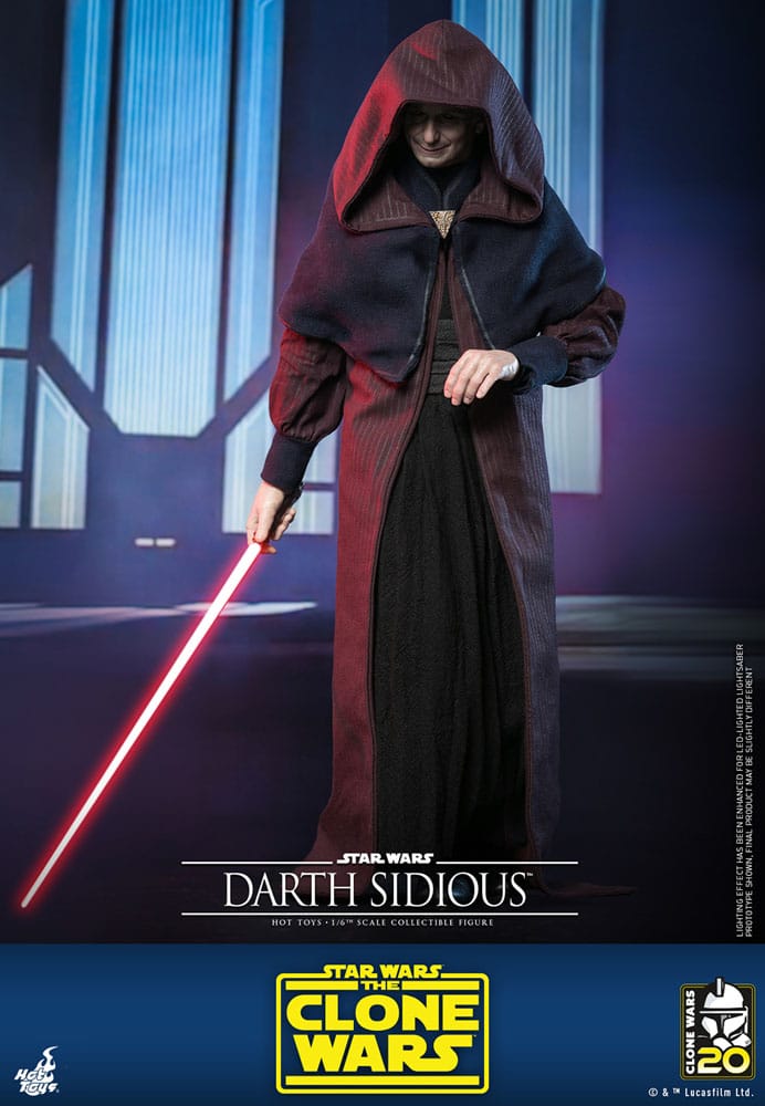 Star Wars: The Clone Wars Action Figure 1/6 Darth Sidious 29cm - Action Figures - Hot Toys - Hobby Figures UK