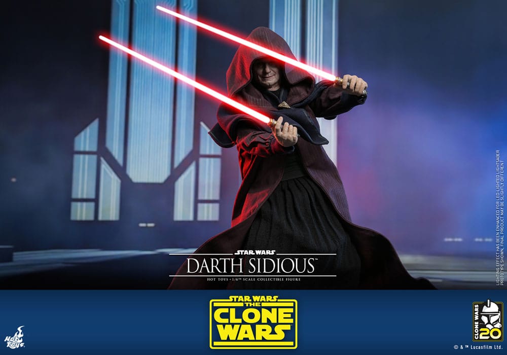 Star Wars: The Clone Wars Action Figure 1/6 Darth Sidious 29cm - Action Figures - Hot Toys - Hobby Figures UK