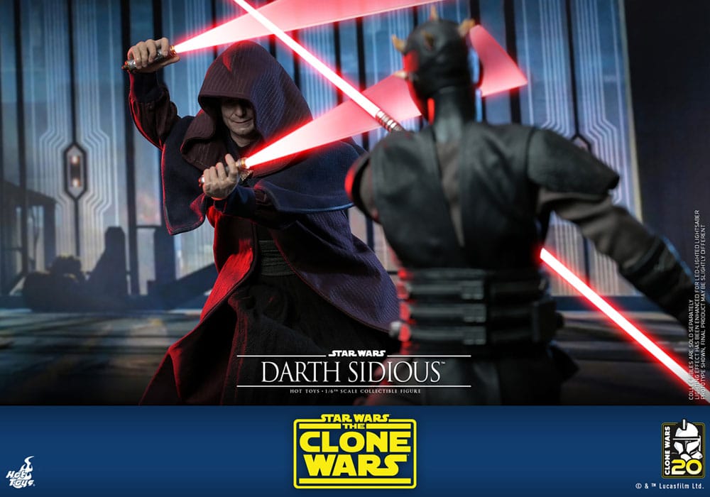 Star Wars: The Clone Wars Action Figure 1/6 Darth Sidious 29cm - Action Figures - Hot Toys - Hobby Figures UK
