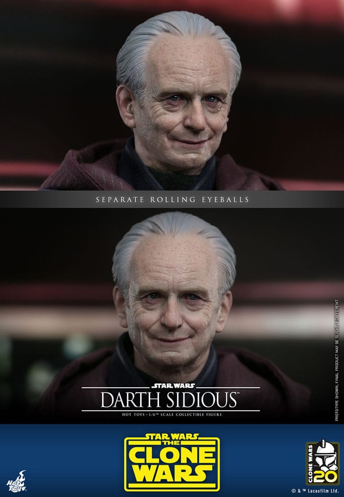 Star Wars: The Clone Wars Action Figure 1/6 Darth Sidious 29cm - Action Figures - Hot Toys - Hobby Figures UK