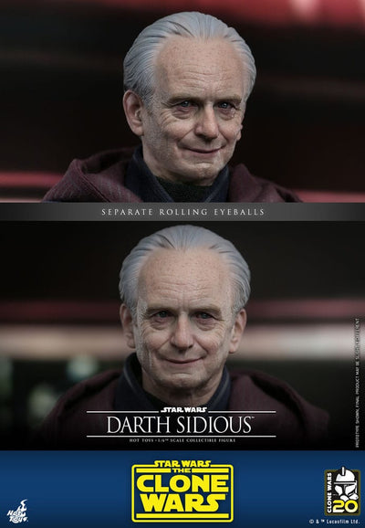 Star Wars: The Clone Wars Action Figure 1/6 Darth Sidious 29cm - Action Figures - Hot Toys - Hobby Figures UK