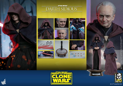 Star Wars: The Clone Wars Action Figure 1/6 Darth Sidious 29cm - Action Figures - Hot Toys - Hobby Figures UK