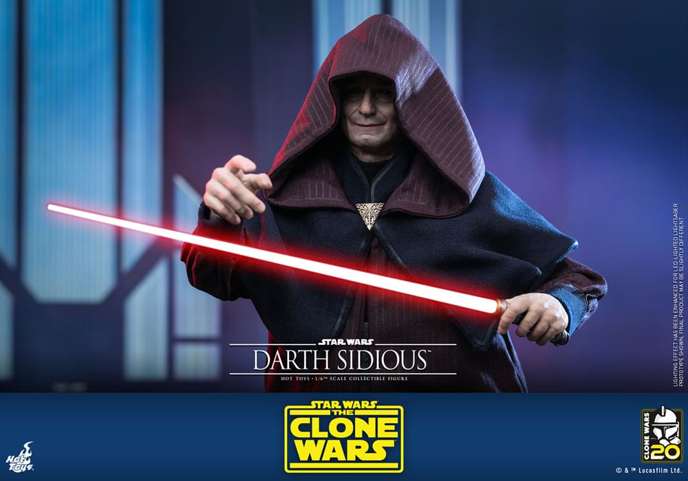 Star Wars: The Clone Wars Action Figure 1/6 Darth Sidious 29cm - Action Figures - Hot Toys - Hobby Figures UK