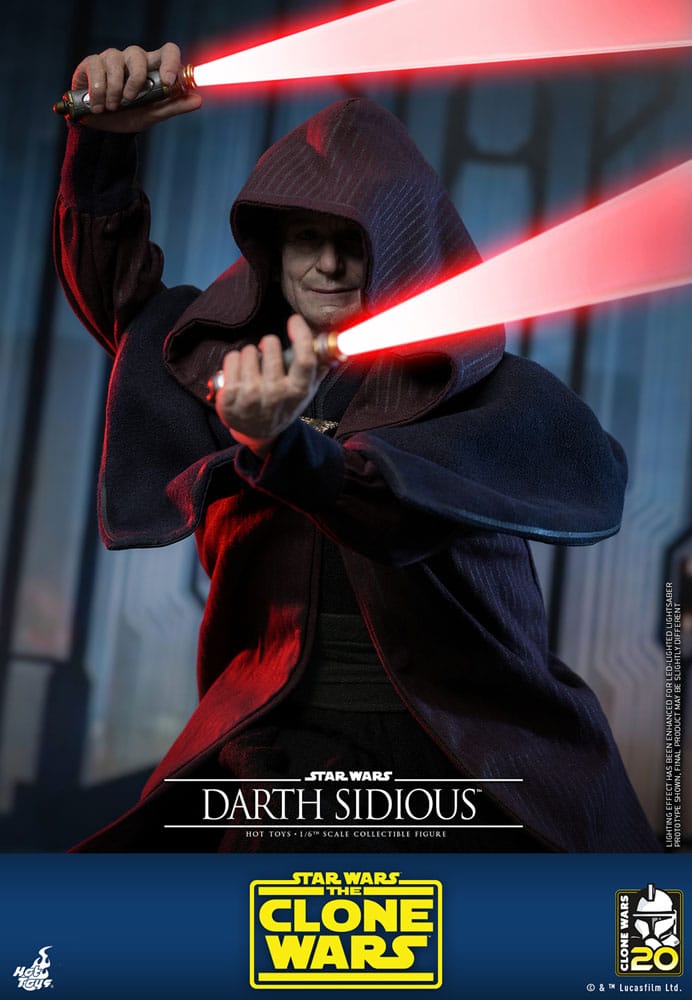 Star Wars: The Clone Wars Action Figure 1/6 Darth Sidious 29cm - Action Figures - Hot Toys - Hobby Figures UK