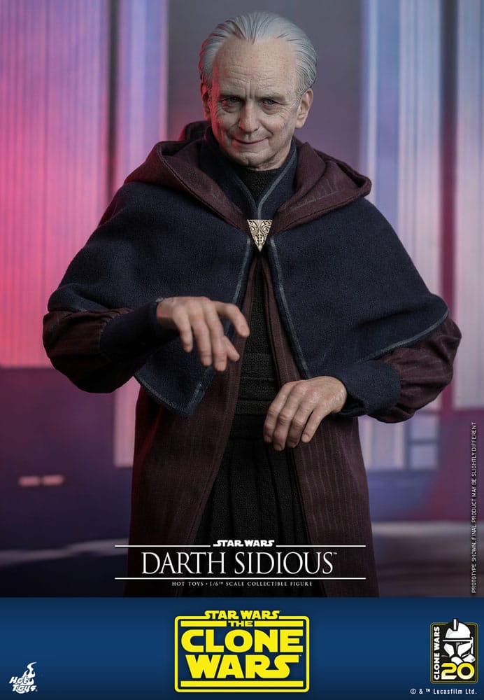 Star Wars: The Clone Wars Action Figure 1/6 Darth Sidious 29cm - Action Figures - Hot Toys - Hobby Figures UK