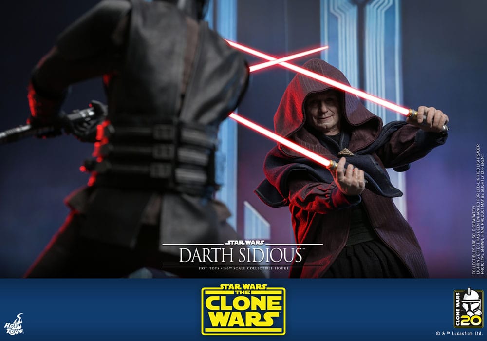Star Wars: The Clone Wars Action Figure 1/6 Darth Sidious 29cm - Action Figures - Hot Toys - Hobby Figures UK