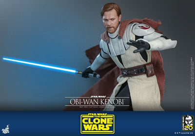 Star Wars The Clone Wars Action Figure 1/6 Obi-Wan Kenobi 30cm - Action Figures - Hot Toys - Hobby Figures UK