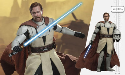 Star Wars The Clone Wars Action Figure 1/6 Obi-Wan Kenobi 30cm - Action Figures - Hot Toys - Hobby Figures UK