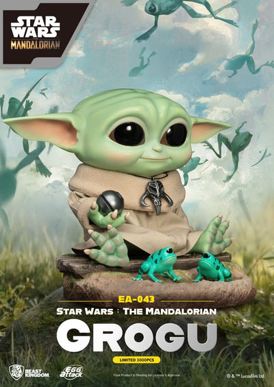 Star Wars: The Mandalorian Egg Attack Statue Grogu 18cm - Scale Statue - Beast Kingdom Toys - Hobby Figures UK