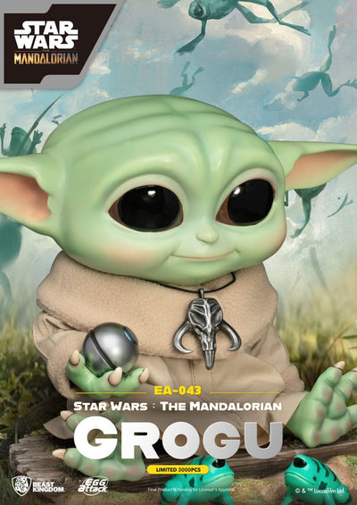 Star Wars: The Mandalorian Egg Attack Statue Grogu 18cm - Scale Statue - Beast Kingdom Toys - Hobby Figures UK