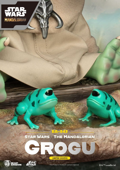 Star Wars: The Mandalorian Egg Attack Statue Grogu 18cm - Scale Statue - Beast Kingdom Toys - Hobby Figures UK