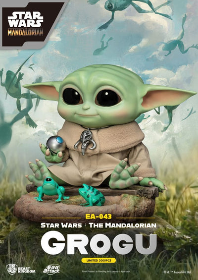 Star Wars: The Mandalorian Egg Attack Statue Grogu 18cm - Scale Statue - Beast Kingdom Toys - Hobby Figures UK