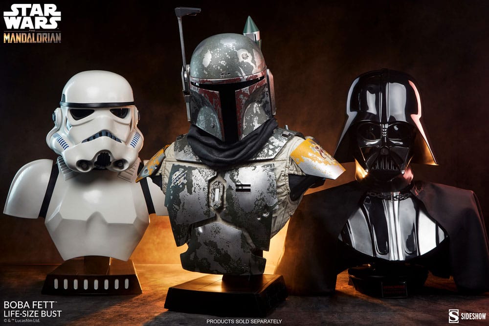 Star Wars The Mandalorian Life-Size Bust Boba Fett – Hobby Figures