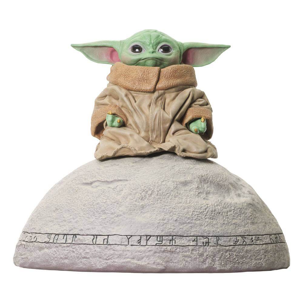 Star Wars The Mandalorian Milestones Statue 1/6 Grogu on Seeing Stone 20cm - Scale Statue - Gentle Giant - Hobby Figures UK