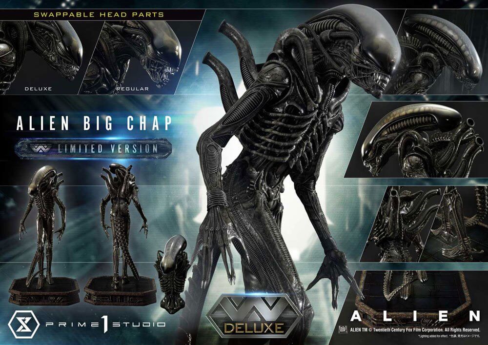 Alien Statue 1/3 Alien Big Chap Deluxe Limited Version 79cm - Scale Statue - Prime 1 Studio - Hobby Figures UK