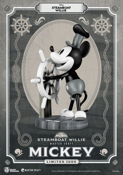 Steamboat Willie Master Craft Statue Mickey 46cm - Scale Statue - Beast Kingdom Toys - Hobby Figures UK
