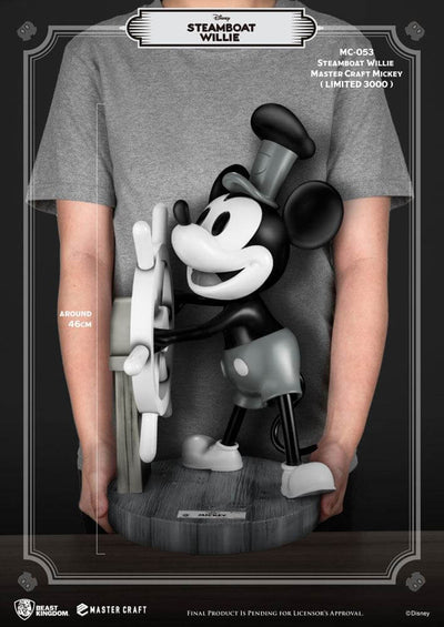 Steamboat Willie Master Craft Statue Mickey 46cm - Scale Statue - Beast Kingdom Toys - Hobby Figures UK