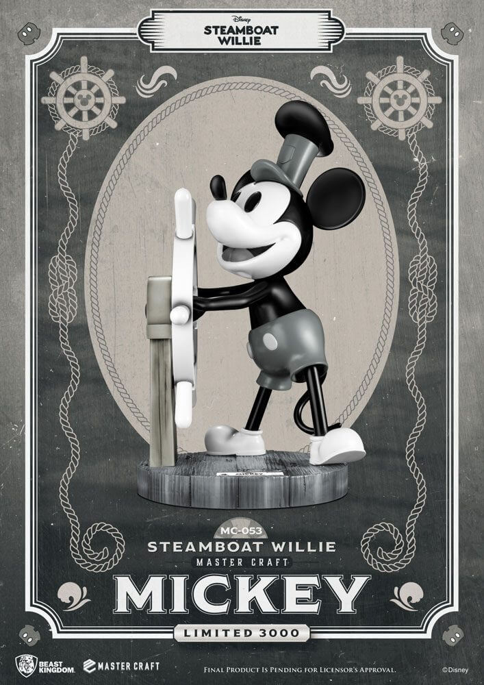 Steamboat Willie Master Craft Statue Mickey 46cm - Scale Statue - Beast Kingdom Toys - Hobby Figures UK